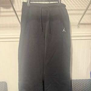 Jordan Black Open Led Sweatpants